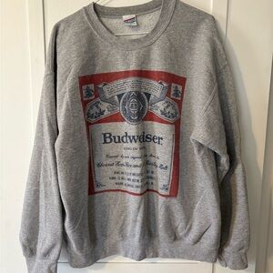 Budweiser Gray Sweatshirt